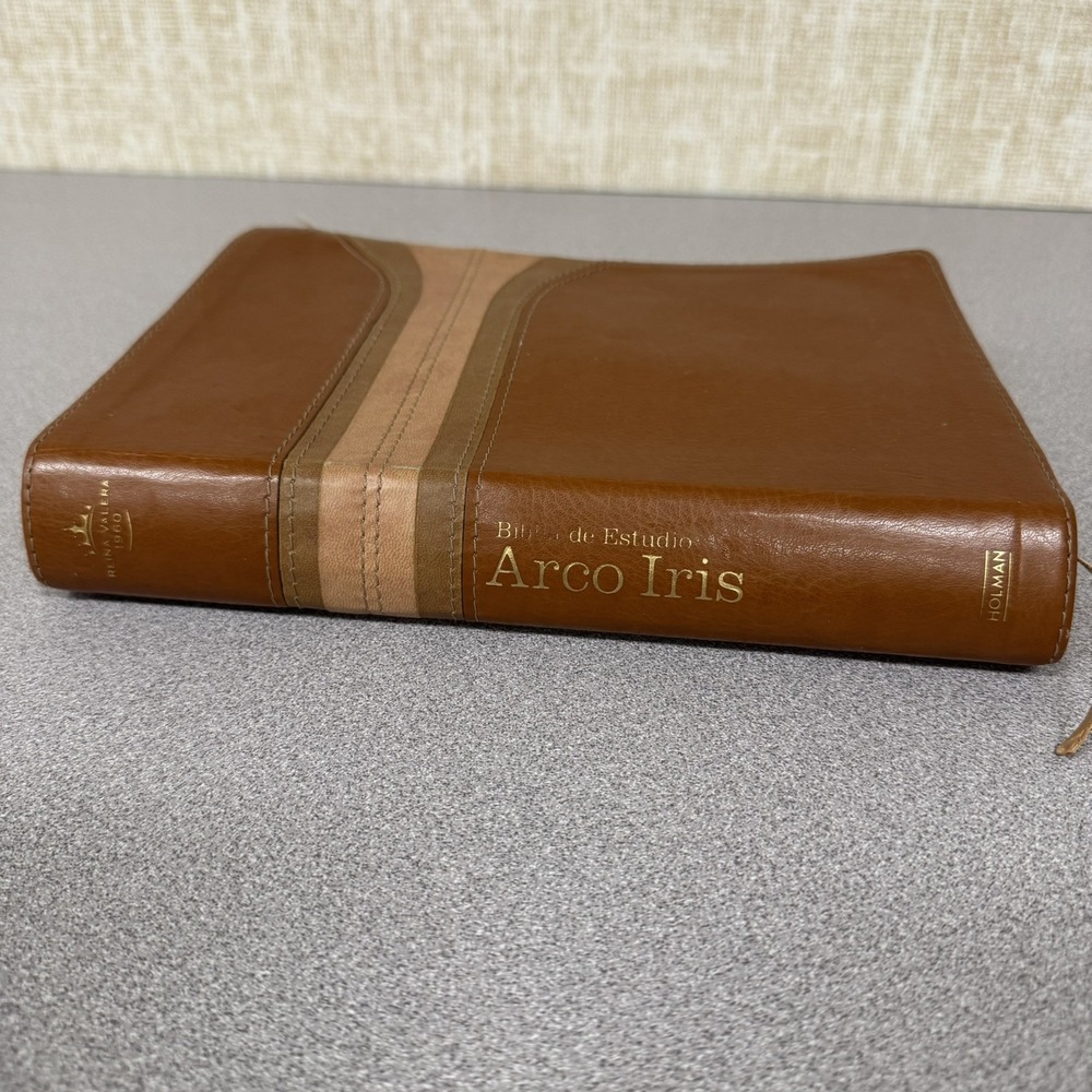 2015 Biblia de Estudio Arco Iris Reina-Valera 1960 Holman Pub Faux Leather Cover